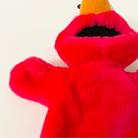 Vtg 1996 Sesame Street Elmo Hand Puppet Tyco - Picture 5 of 16